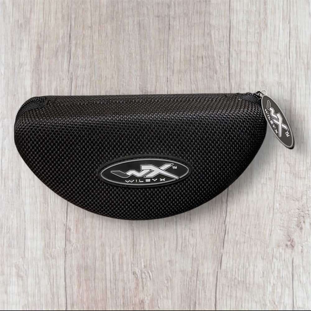 Wiley X Clamshell Zipper Case Black VGUC